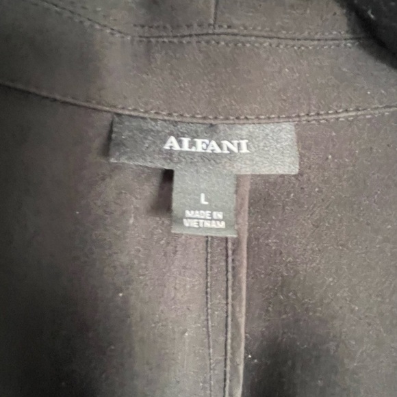ALFANI  / large black jacket stretchy jacket - Picture 8 of 11